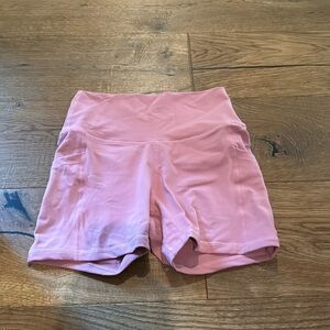 Sunzel Blossom pink biker shorts, size medium